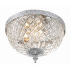 Crystorama 117-10-CH Polished Chrome Crystorama 2 Light Polished Chrome Crystal Ceiling Mount Image 4