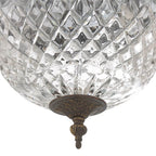 Crystorama 117-10-EB English Bronze Crystorama 2 Light English Bronze Crystal Ceiling Mount Image 3