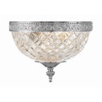 Crystorama 117-8-CH Polished Chrome Crystorama 2 Light Polished Chrome Crystal Ceiling Mount Image 1