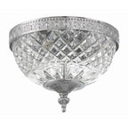 Crystorama 117-8-CH Polished Chrome Crystorama 2 Light Polished Chrome Crystal Ceiling Mount Image 5