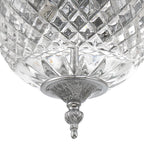 Crystorama 117-8-CH Polished Chrome Crystorama 2 Light Polished Chrome Crystal Ceiling Mount Image 3