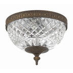 Crystorama 117-8-EB English Bronze Crystorama 2 Light English Bronze Crystal Ceiling Mount Image 5