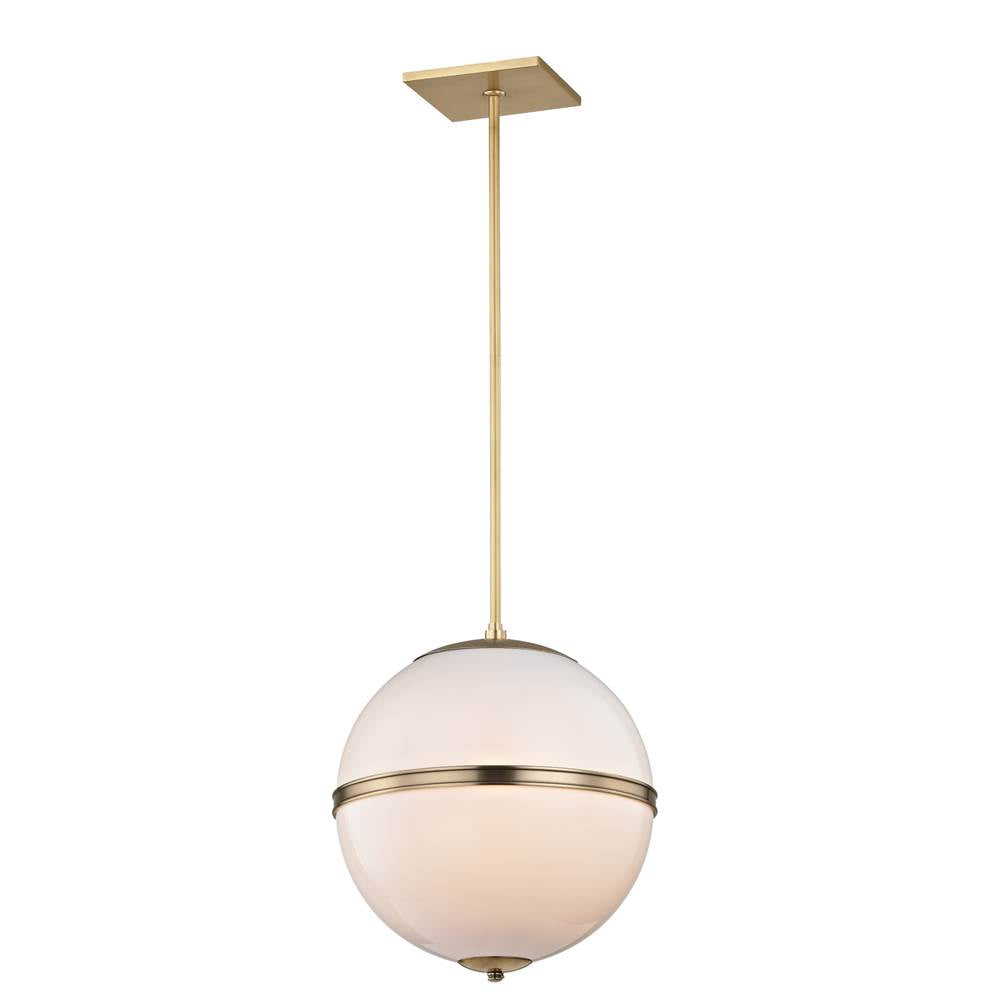 Crystorama Truax Brian Patrick Flynn For Crystorama Truax 4 Light Aged Brass Mini Chandelier