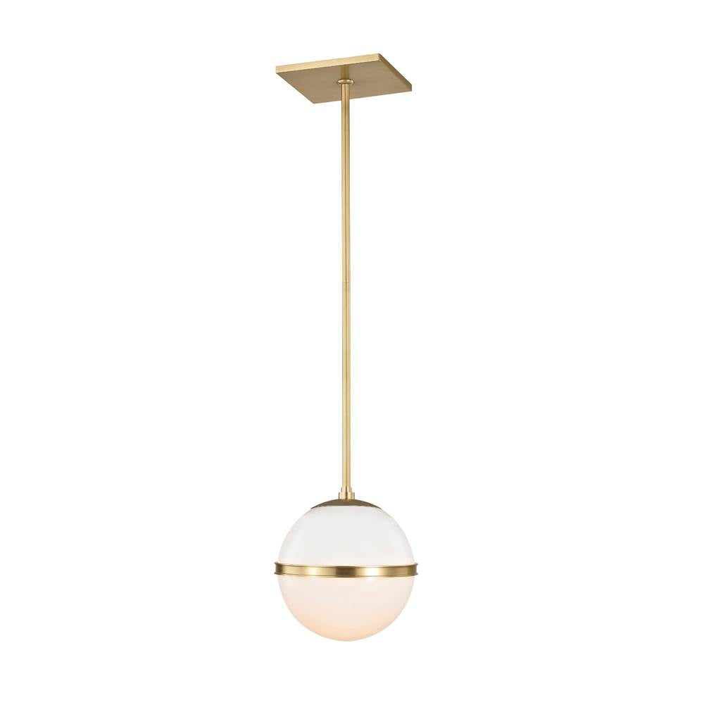 Crystorama 2107-AG Aged Brass Brian Patrick Flynn For Crystorama Truax 1 Light Aged Brass Mini Chandelier Image 1