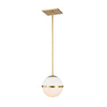 Crystorama 2107-AG Aged Brass Brian Patrick Flynn For Crystorama Truax 1 Light Aged Brass Mini Chandelier Image 1