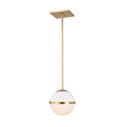 Crystorama 2107-AG Aged Brass Brian Patrick Flynn For Crystorama Truax 1 Light Aged Brass Mini Chandelier Image 1