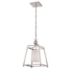 Crystorama 2240-PN Polished Nickel Libby Langdon For Crystorama Sylvan 1 Light Polished Nickel Pendant Image 1