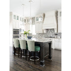 Crystorama Sylvan Libby Langdon For Crystorama Sylvan 1 Light Polished Nickel Pendant