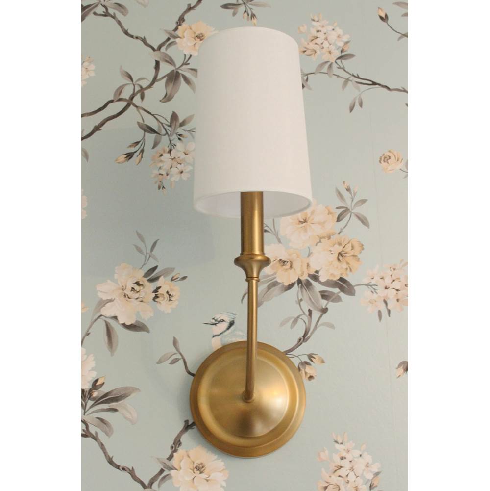 Crystorama 2241-VG Vibrant Gold Libby Langdon For Crystorama Sylvan 1 Light Vibrant Gold Sconce Image 3