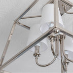 Crystorama 2243-PN Polished Nickel Libby Langdon For Crystorama Sylvan 4 Light Polished Nickel Ceiling Mount Image 4