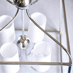 Crystorama 2244-PN Polished Nickel Libby Langdon For Crystorama Sylvan 4 Light Polished Nickel Chandelier Image 6