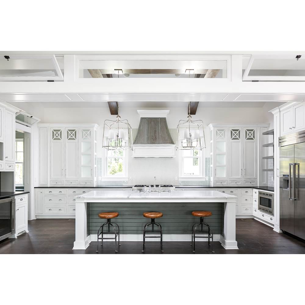 Crystorama 2244-PN Polished Nickel Libby Langdon For Crystorama Sylvan 4 Light Polished Nickel Chandelier Image 5