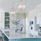 Crystorama 2244-PN Polished Nickel Libby Langdon For Crystorama Sylvan 4 Light Polished Nickel Chandelier Image 4