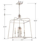Crystorama Sylvan Libby Langdon For Crystorama Sylvan 4 Light Black Forged Chandelier