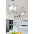 Crystorama 2245-PN Polished Nickel Libby Langdon For Crystorama Sylvan 4 Light Polished Nickel Chandelier Image 3