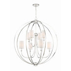 Crystorama Sylvan Libby Langdon For Crystorama Sylvan 8 Light Black Forged Chandelier