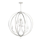 Crystorama 2246-PN Polished Nickel Libby Langdon For Crystorama Sylvan 8 Light Polished Nickel Chandelier Image 5