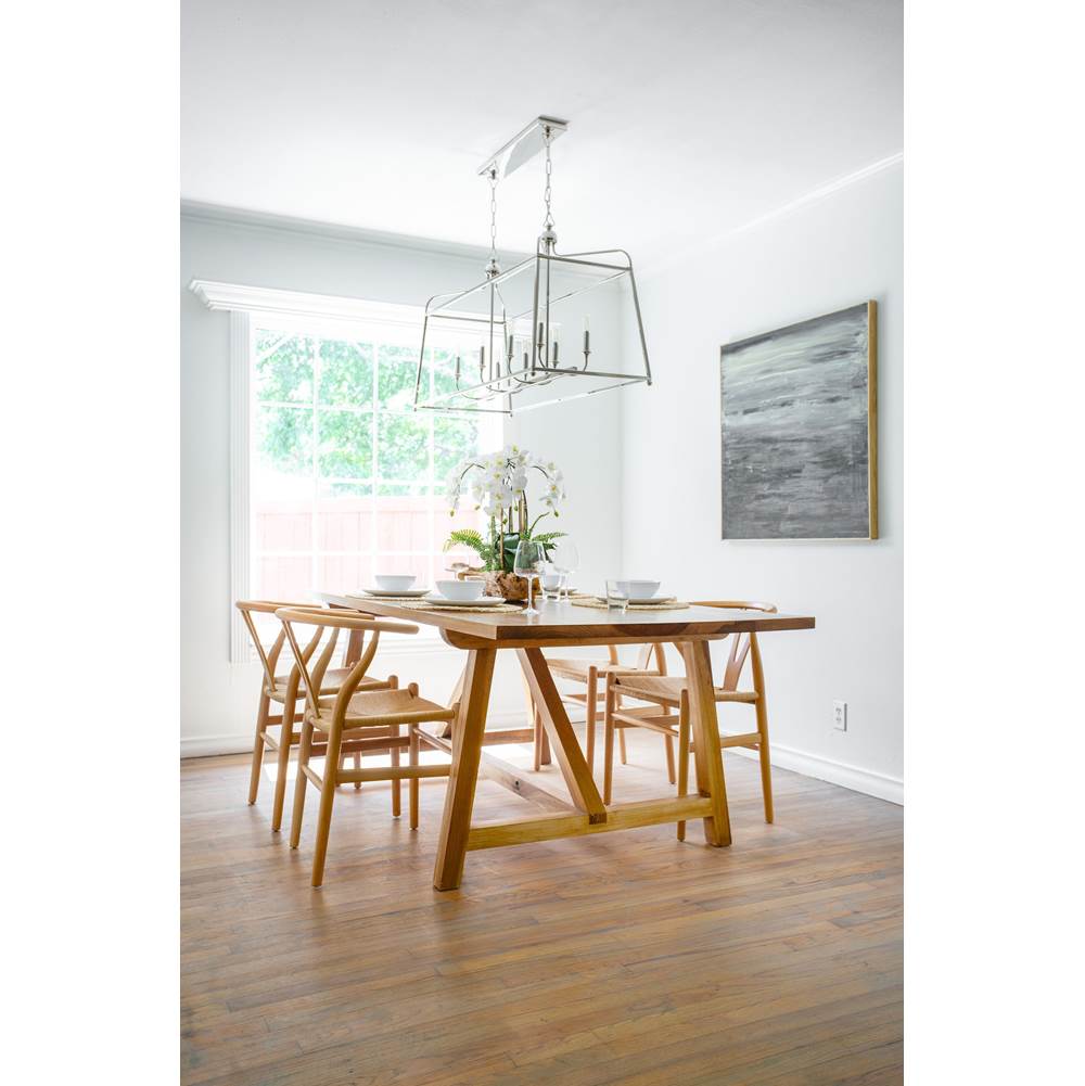 Crystorama 2249-PN Polished Nickel Libby Langdon For Crystorama Sylvan 8 Light Polished Nickel Chandelier Image 7