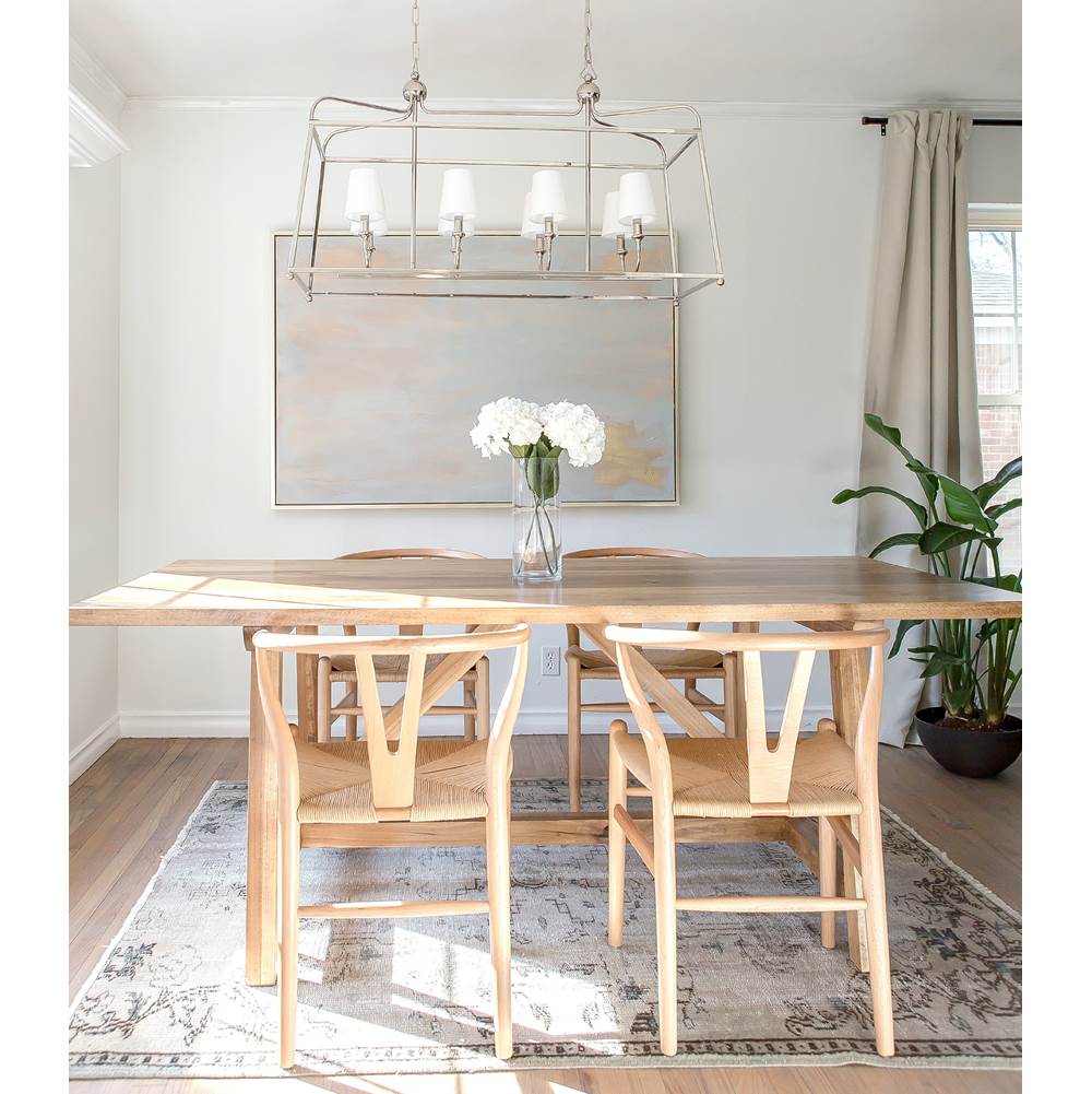 Crystorama 2249-PN Polished Nickel Libby Langdon For Crystorama Sylvan 8 Light Polished Nickel Chandelier Image 6
