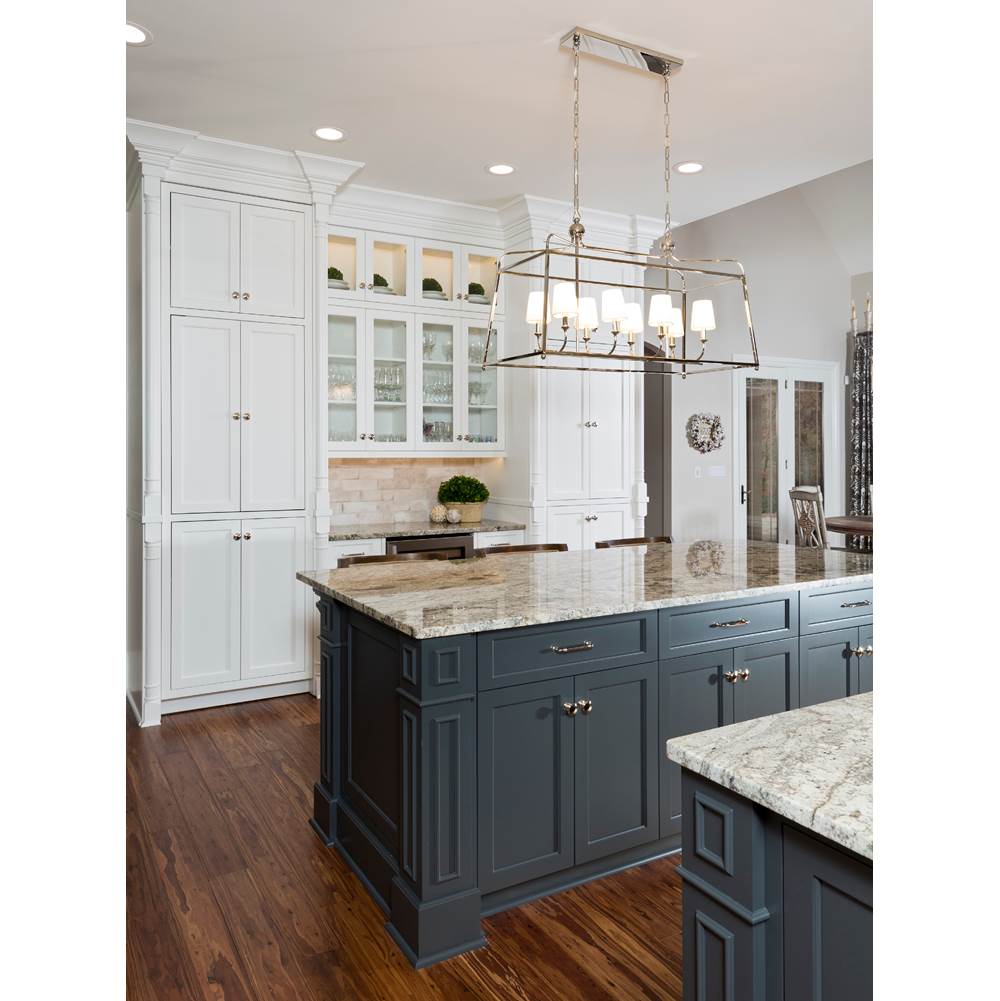 Crystorama 2249-PN Polished Nickel Libby Langdon For Crystorama Sylvan 8 Light Polished Nickel Chandelier Image 4