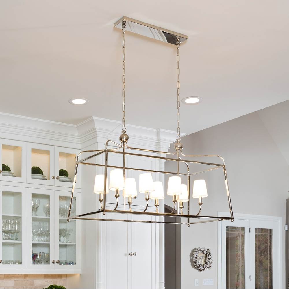 Crystorama 2249-PN Polished Nickel Libby Langdon For Crystorama Sylvan 8 Light Polished Nickel Chandelier Image 3