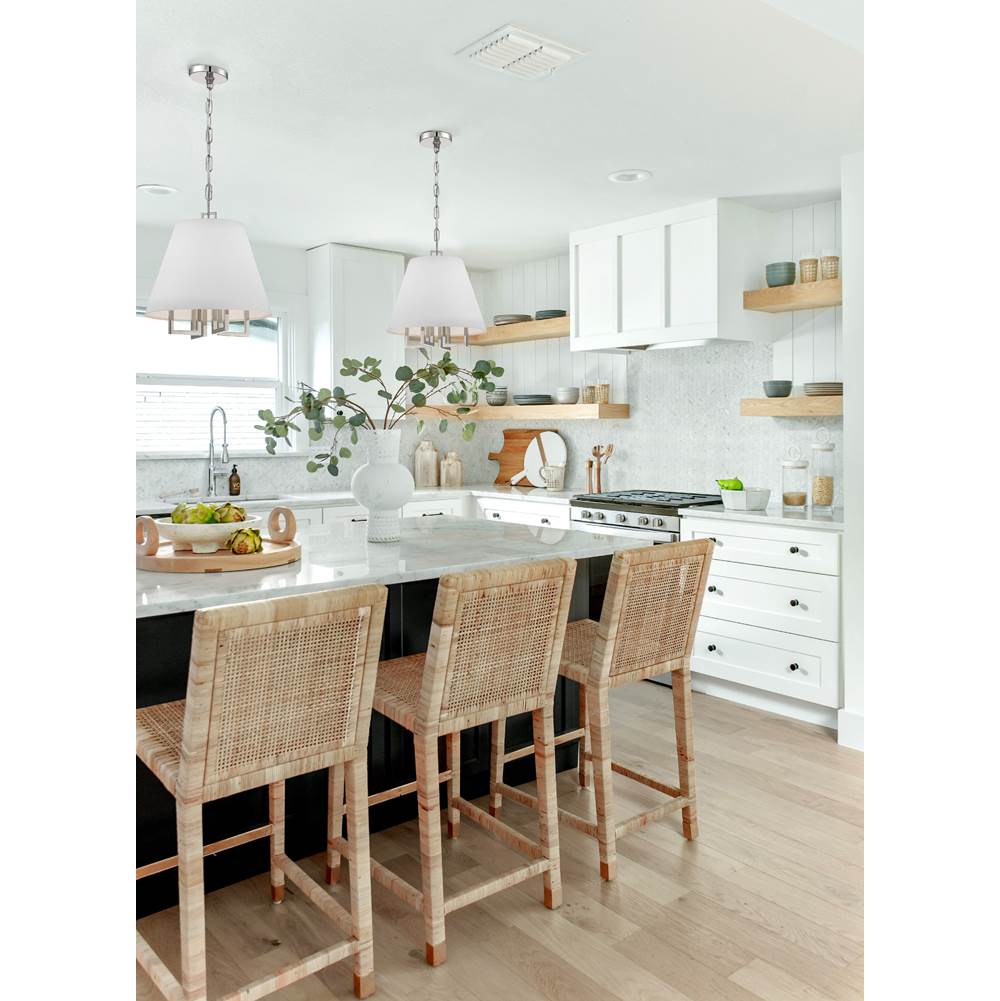 Crystorama 2254-PN Polished Nickel Libby Langdon For Crystorama Westwood 4 Light Polished Nickel Mini Chandelier Image 4