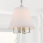 Crystorama 2254-PN Polished Nickel Libby Langdon For Crystorama Westwood 4 Light Polished Nickel Mini Chandelier Image 3
