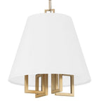 Crystorama 2254-VG Vibrant Gold Libby Langdon For Crystorama Westwood 4 Light Vibrant Gold Mini Chandelier Image 4