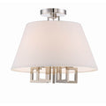 Crystorama 2255-PN_CEILING Polished Nickel Libby Langdon For Crystorama Westwood 5 Light Polished Nickel Ceiling Mount Image 1