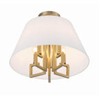 Crystorama Westwood Libby Langdon For Crystorama Westwood 5 Light Polished Nickel Ceiling Mount