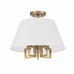 Crystorama 2255-VG_CEILING Vibrant Gold Libby Langdon For Crystorama Westwood 5 Light Vibrant Gold Ceiling Mount Image 4