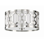 Crystorama 2263-PN Polished Nickel Libby Langdon For Crystorama Jennings 3 Light Polished Nickel Ceiling Mount Image 4