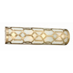 Crystorama 2264-AG-LED Aged Brass Libby Langdon For Crystorama Jennings 1 Light Aged Brass Bathroom Vanity Image 1