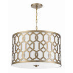 Crystorama 2266-AG Aged Brass Libby Langdon For Crystorama Jennings 5 Light Aged Brass Chandelier Image 8