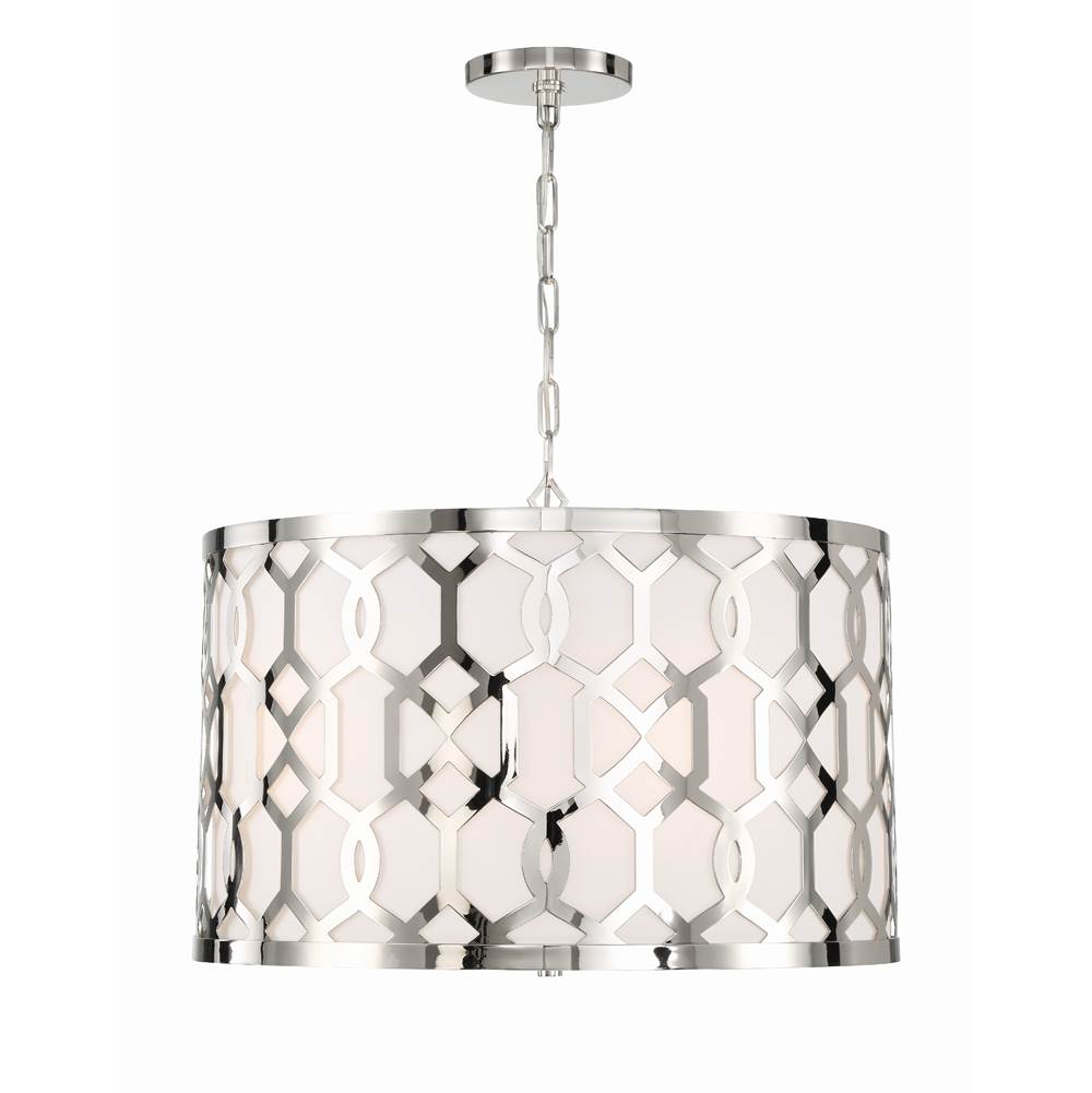 Crystorama Jennings Libby Langdon For Crystorama Jennings 5 Light Aged Brass Chandelier
