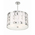 Crystorama 2266-PN Polished Nickel Libby Langdon For Crystorama Jennings 5 Light Polished Nickel Chandelier Image 8