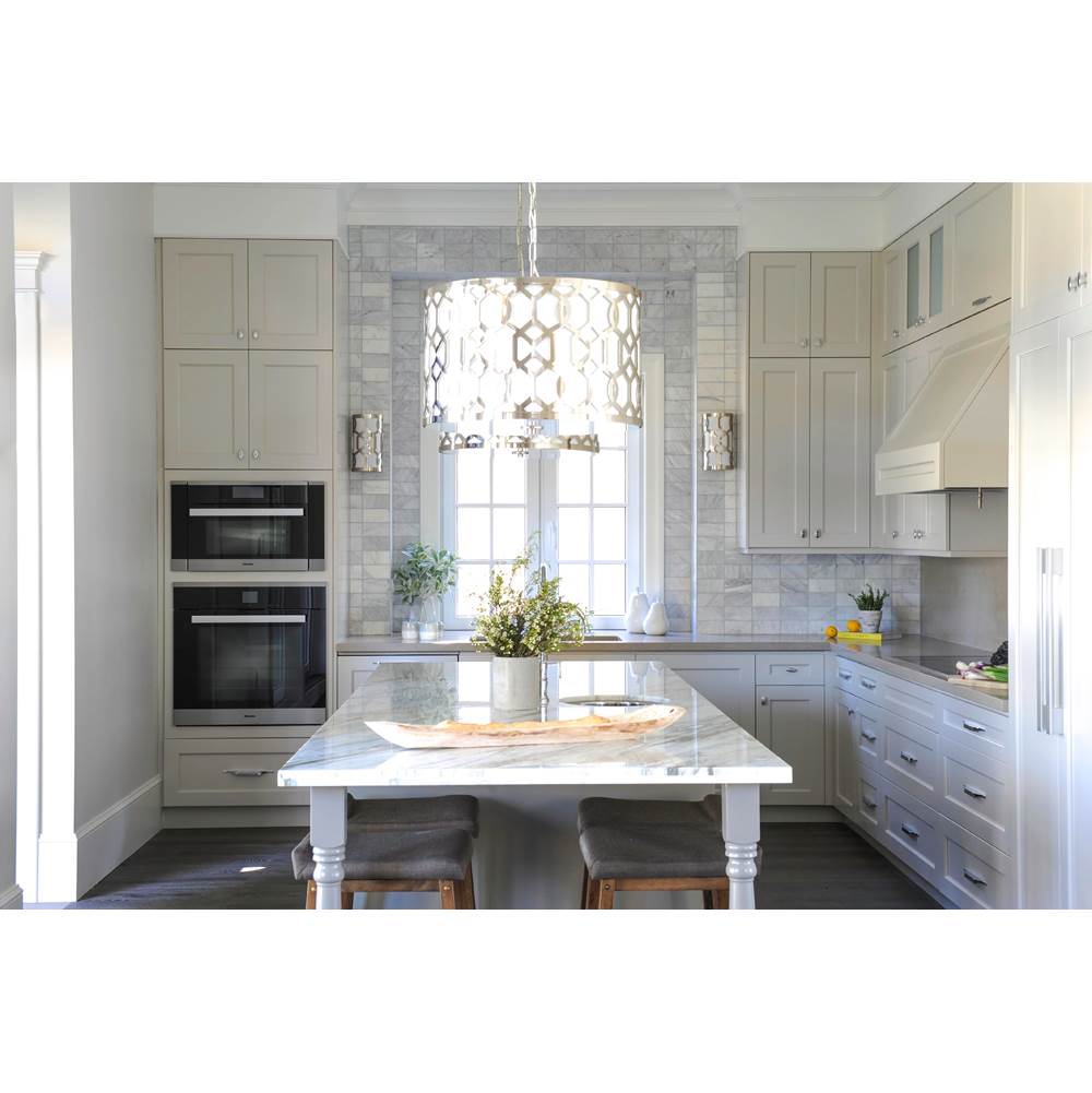 Crystorama 2266-PN Polished Nickel Libby Langdon For Crystorama Jennings 5 Light Polished Nickel Chandelier Image 6