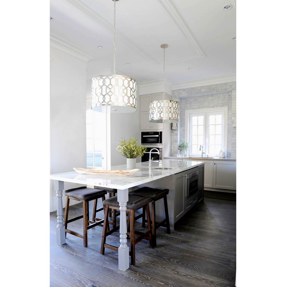 Crystorama 2266-PN Polished Nickel Libby Langdon For Crystorama Jennings 5 Light Polished Nickel Chandelier Image 5
