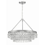 Crystorama Calypso 6 Light Polished Chrome Chandelier