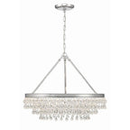 Crystorama 237-CH Polished Chrome Calypso 6 Light Polished Chrome Chandelier Image 3