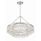 Crystorama 237-CH Polished Chrome Calypso 6 Light Polished Chrome Chandelier Image 2