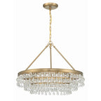 Crystorama Calypso 6 Light Polished Chrome Chandelier