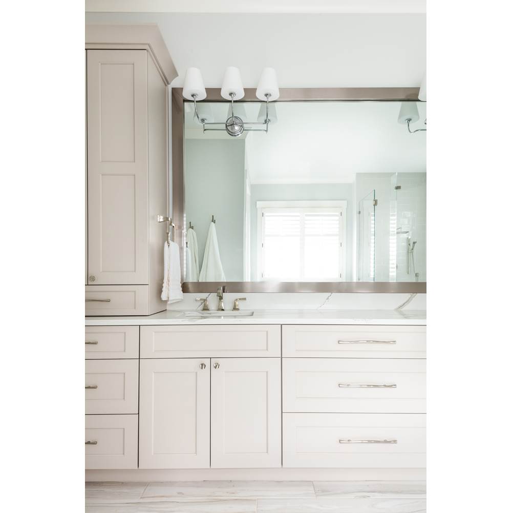 Crystorama 2443-OP-CH Polished Chrome Libby Langdon For Crystorama Sylvan 3 Light Polished Chrome Bathroom Vanity Image 3