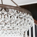 Crystorama 275-VZ Vibrant Bronze Calypso 6 Light Crystal Teardrop Vibrant Bronze Chandelier Image 6