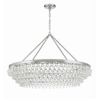 Crystorama Calypso 8 Light Crystal Teardrop Polished Chrome Chandelier