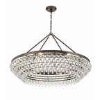 Crystorama 278-VZ Vibrant Bronze Calypso 8 Light Crystal Teardrop Vibrant Bronze Chandelier Image 6