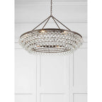 Crystorama 278-VZ Vibrant Bronze Calypso 8 Light Crystal Teardrop Vibrant Bronze Chandelier Image 3