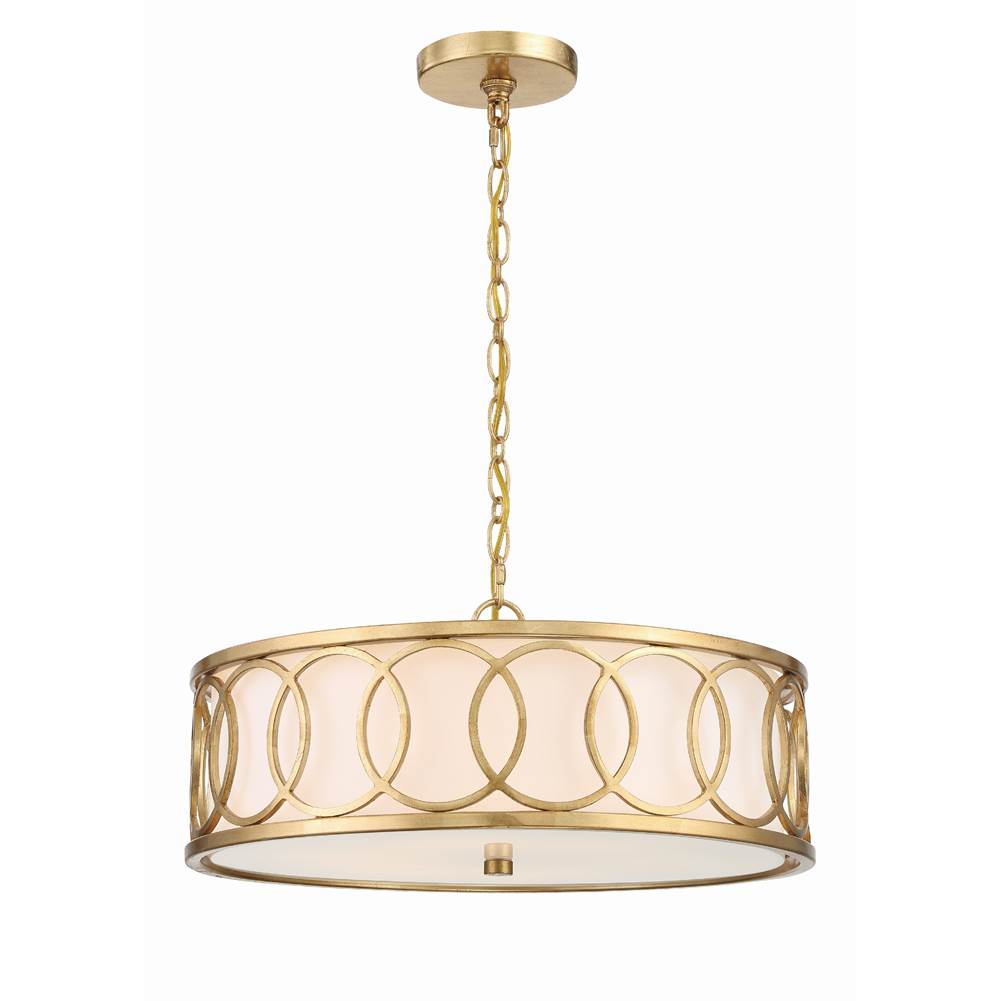 Crystorama Graham Libby Langdon For Crystorama Graham 6 Light Antique Gold Chandelier