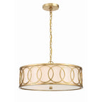 Crystorama Graham Libby Langdon For Crystorama Graham 6 Light Antique Gold Chandelier
