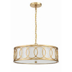 Crystorama 287-GA Antique Gold Libby Langdon For Crystorama Graham 6 Light Antique Gold Chandelier Image 5